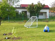 Práce na školní zahradě